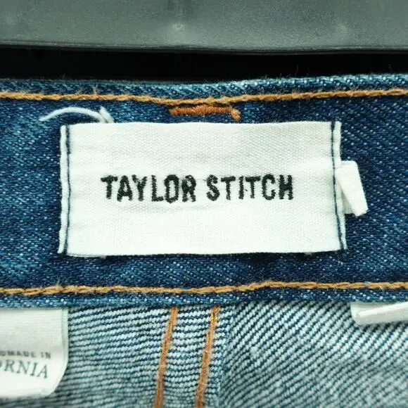 Taylor Stitch Jeans SZ 33 White Oak Coan Raw Denim Slim MiUSA Utility Durable - Picture 8 of 16